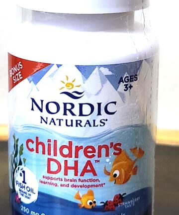 Nordic Naturals Children’s DHA 90 Mini Chewable Soft Gels 30 Servings