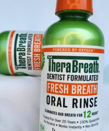 TheraBreath mouthwash in Kenya, Mild Mint, 483ml.