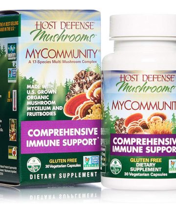 Host Defense, MyCommunity Capsules, Advanced Immune Support, Mushroom Supplement with Lion’s Mane