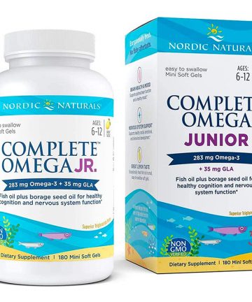 Nordic Naturals Complete Omega Junior - Promotes Brain, Bone, Nervous and Immune System Health, 180 Count
