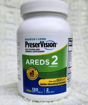 PreserVision AREDS 2 Eye  Supplement in Kenya 120 Softgels .