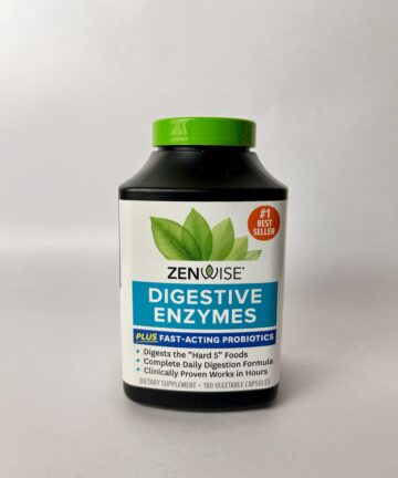 Zenwise Digestive Enzymes with Prebiotics Probiotics Supplement in Kenya, 180 Servings.