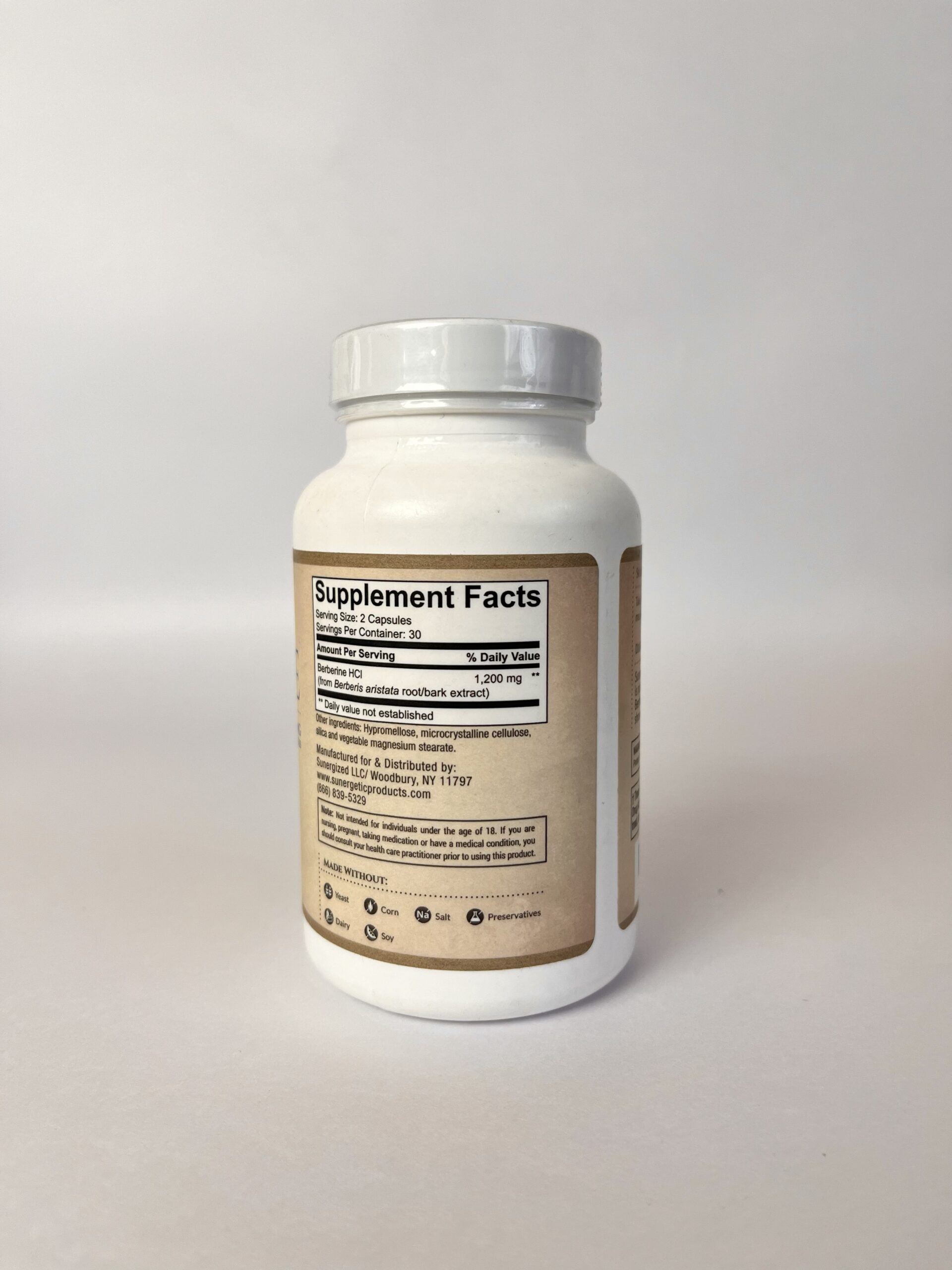 Berberine Supplement - 1200mg, a month supply - Image 2