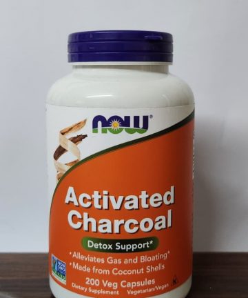 Activated Charcoal, 200 capsules.